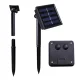 Solārā dārza virtene 20 LED RGB, 4.85m