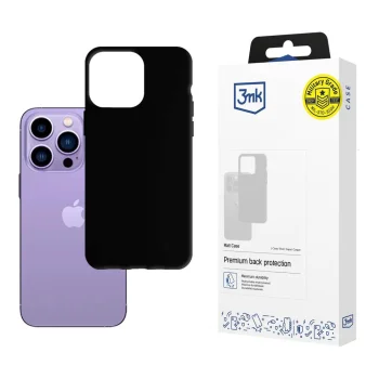 3mk Matt Case Vāciņš Apple iPhone 14 Pro Melns