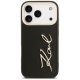 Чехол Karl Lagerfeld Karl Script Logo для iPhone 17 Pro - черный