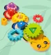 Деревянная развивающая игрушка-сортер Bakalu Гусеница KZ0954