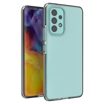 Vāciņš telefonam Samsung Galaxy A73 Spring Case, TPU, melns