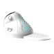 Bezvadu Vertikālā Ergonomiskā Datorpele Delux M618XSD BT+2.4G RGB, Balta | Wireless Vertical Ergonomic Computer Mouse
