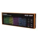 Мембранная игровая клавиатура Wozinsky WKG-200 RGB с колесом громкости,...