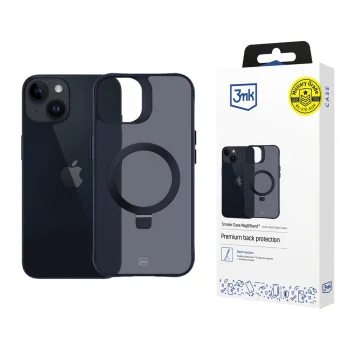 Чехол 3Mk Protection Smoke Case Mag&Stand для Apple iPhone 14 Plus, черный