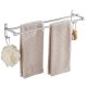 Dvieļu Turētājs Žāvētājs Pakaramais Vannas Istabai - 60cm, Sudraba krāsa | Towel Rack