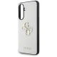Чехол Guess Grained Big 4G Logo Small Classic Logo для Samsung Galaxy A56 - бежевый