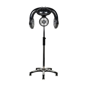 Standing Hair Salon Color Processor Gabbiano 938, Black