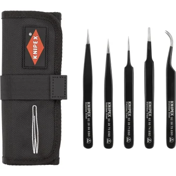Универсальный набор пинцетов KNIPEX 92 00 01 ESD, 5 шт.