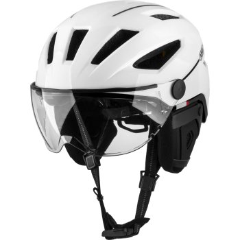 Велосипедный шлем ABUS Pedelec 2.0 ACE, размер L, Pearl White