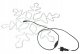 Christmas Decoration LED Snowflake - 55cm, Cold White