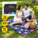 Пляжный коврик для пикника 4Fizjo с изоляцией 200x200 см, фламинго