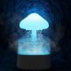 Ruhhy Air Humidifier with Night Light and Rain Effect, 450 ml, White