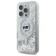 Apple iPhone 16 Pro Max 6.9\'\' Karl Lagerfeld Liquid Glitter Choupette Head Magsafe Cover Case, Clear