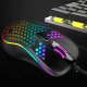 Gotel K182C2 optiskā spēļu pele ar RGB LED, melna