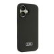 Audi Silicone Case for Apple iPhone 16 Black