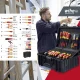 Elektriķa instrumentu komplekts koferī Wiha 9300-702 Competence XL