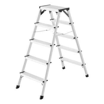 Hailo D60 StandardLine divpusējas kāpnes 2x5 pakāpieni