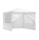 Dārza telts paviljons 3x3 m ar 4 sienām MultiGarden, balta