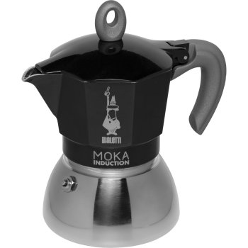 Bialetti Moka Induction Espresso kafijas automāts, 4 tasītes, Melns