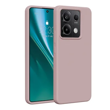 Etteri Silicone Case Vāciņš Xiaomi Redmi Note 13 Pro 5G, Gaiši Rozā