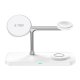 Tech-Protect QI15W-A45 3in1 bezvadu lādētājs ar MagSafe, balts