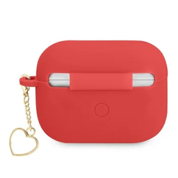 Guess AirPods Pro Cover Charm Heart Collection Red