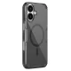 Nillkin iPhone 17 vāciņš Nature TPU Pro Magnetic, caurspīdīgs melns
