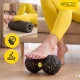 Masāžas rullis un bumbiņas 4FIZJO EPP 5 daļu komplekts, melns/zelts