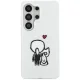 Karl Lagerfeld IML Karl&Choupette MagSafe vāciņš Samsung Galaxy S26 Ultra, caurspīdīgs