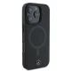 Apple iPhone 16 Pro Max 6.9\" Mercedes Smooth Leather MagSafe Case Cover, Black | Чехол Кейс Бампер...