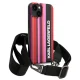Karl Lagerfeld Color Stripes Strap vāciņš iPhone 14, rozā