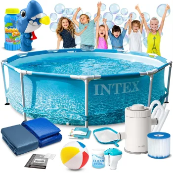 Karkasa baseins Intex 28208, 305 x 76 cm ar filtrācijas sūkni un piederumiem