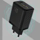 Dudao A29C 65W GaN lādētājs ar USB-C vadu - Melns