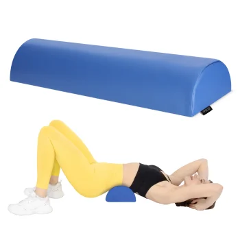 4FIZJO Half Round Bolster for Massage and Rehabilitation 60x15x10 cm, Blue
