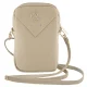 Сумка для телефона Guess ZIP Leather Triangle, золотистая