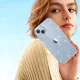 Чехол Tech-Protect FlexAir Hybrid для Samsung Galaxy S23 FE, прозрачный с блестками