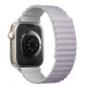 UNIQ pasek Revix Apple Watch Series 4/5/6/7/8/SE/SE2 38/40/41mm. Reversible Magnetic lilak-lilac-white