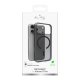 Puro iPhone 17 Pro vāciņš Daylight MagSafe, caurspīdīgi melns