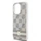 Чехол DKNY для iPhone 15 Pro 6.1\" MagSafe DKHMP15LHCPTSE, бежевый