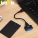 Izoxis USB uz SATA 3.0 adapteris 2,5\" HDD/SSD diskiem, melns