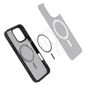Spigen Ultra Hybrid Mag ümbris iPhone 16 Pro jaoks, MagSafe, must