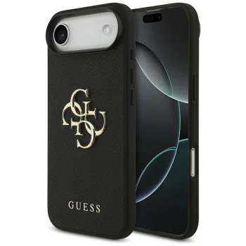 Чехол Guess Grained Big 4G & Classic Logo для iPhone Air - черный