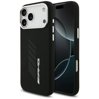 AMG Silicone Oversize Rhombs MagSafe Phone Case Cover iPhone 17 Pro Max - Black
