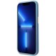 Чехол Guess для iPhone 14 Pro 4G Logo Plate MagSafe, синий