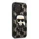 Чехол Karl Lagerfeld Monogram Ikonik Patch для iPhone 13 / 13 Pro Черный
