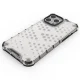 Vāciņš iPhone 13 Pro Max ar Honeycomb dizainu un TPU apmali, zaļš