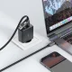 Acefast C13-04 USB-C - USB-A / USB-C kabelis 480Mb/s 3A 1.2m, melns