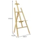 Koka Molberts Mākslinieku Statīvs Zīmēšanai Gleznošanai un Izstādei | Wooden Art Easel Stand for Painting and...