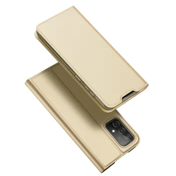 Atverams vāciņš Dux Ducis Skin Pro telefonam Samsung Galaxy A73, zelta