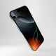 Гибридное защитное стекло Puro Flexible Glass D3O для iPhone 16 Pro Max, черное